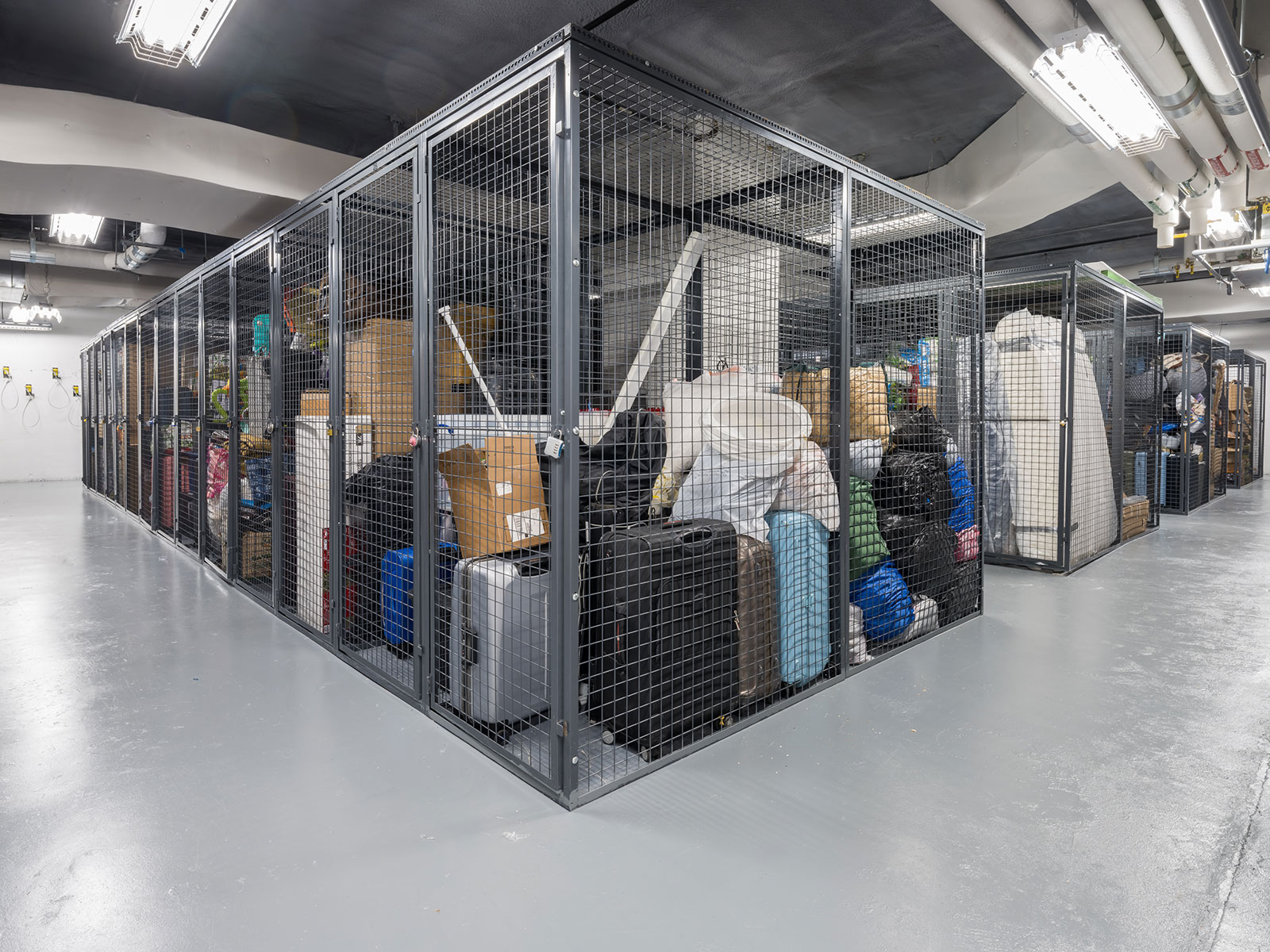 On-site secure storage room with locked units for safe and private storage at 685 1st ave apartments for rent in Murray Hill.